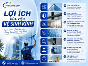 Lợi ích của vệ sinh kính định kỳ, vệ sinh kính văn phòng