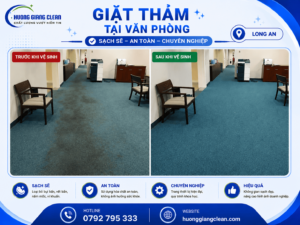 dịch vụ giặt thảm, quy trình giặt thảm, hương giang clean