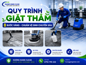 quy trình giặt thảm, dịch vụ giặt thảm