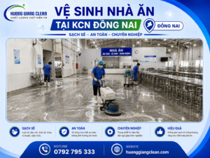Công trình vệ sinh nhà xưởng hương giang clean