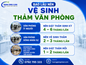 Hương Giang Clean, dịch vụ giặt thảm văn phòng