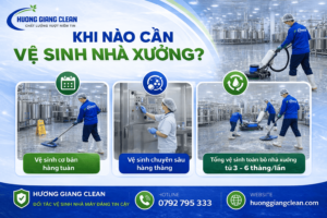 báo giá dịch vụ vệ sinh nhà xưởng, hương giang clean
