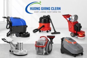 Các loại máy móc vệ sinh sau xây dựng, hương giang clean