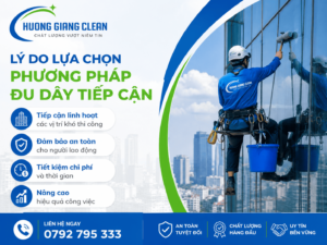 quy tắc an toàn đu dây lau kính, đu dây lau kính, hương giang clean