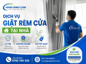 Dịch vụ giặt rèm cửa tại nhà