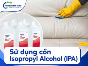 Làm sạch vết mốc bằng cồn IPA