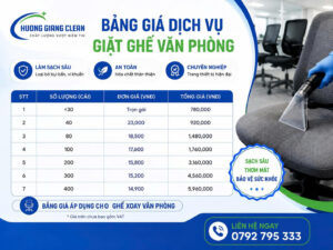 dịch vụ giặt ghế văn phòng, giặt ghế văn phòng hương giang clean
