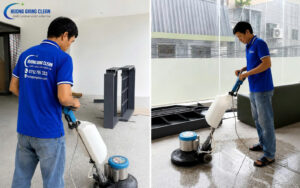 Dịch vụ chà sàn Hương Giang Clean