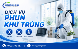 dịch vụ phun khử trùng, hương giang clean